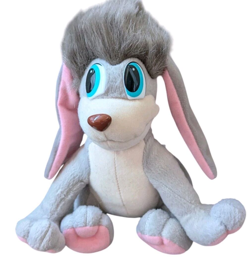 Vintage 1997 Anastasia Pooka Plush Dog Flapping Ears Works Disney Fox 9” 90s Toy